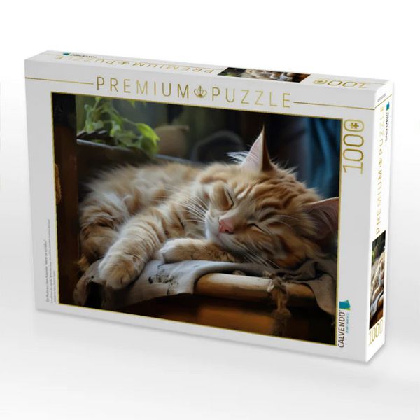 CALVENDO Puzzle Ein Motiv aus dem Kalender 'Wenn sie schlafen' | 1000 Teile Lege-Größe 64x48cm Foto-Puzzle für glückliche Stunden