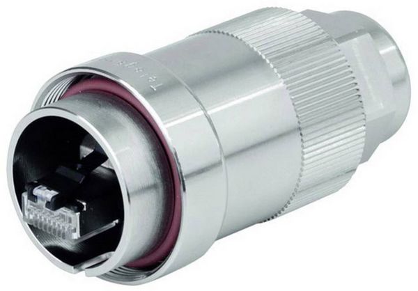 Produktbild: Teleg&auml;rtner 100007387 TOC Steckerset IP68 100007387 Stecker, gerade Polzahl Sensoren 8P8C Metall 1 St.