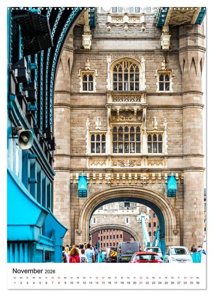 Produktbild: London, mal anders (Wandkalender 2026 DIN A2 hoch), CALVENDO Monatskalender