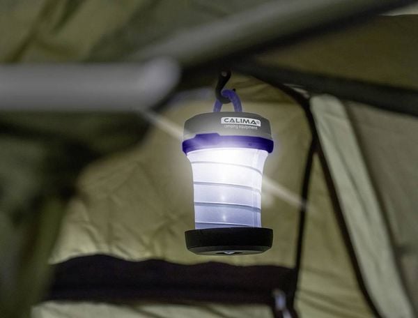 Produktbild: Calima 46001 Camping-Laterne batteriebetrieben 135g Schwarz-Blau
