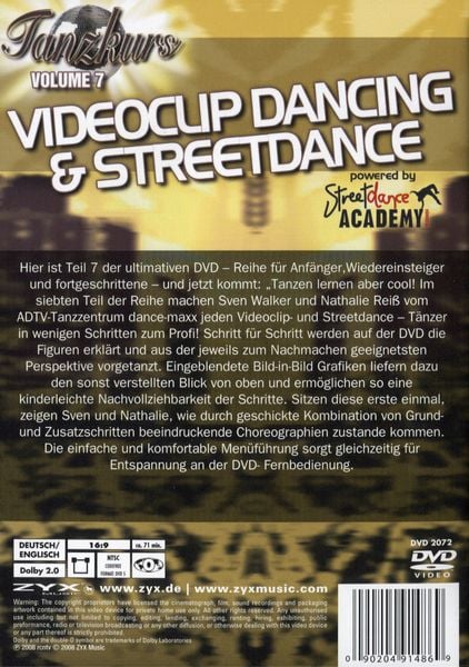 Produktbild: Tanzkurs Volume 7 - Videoclip Dancing & Streetdance