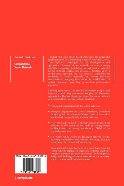 Produktbild: Computational Sensor Networks