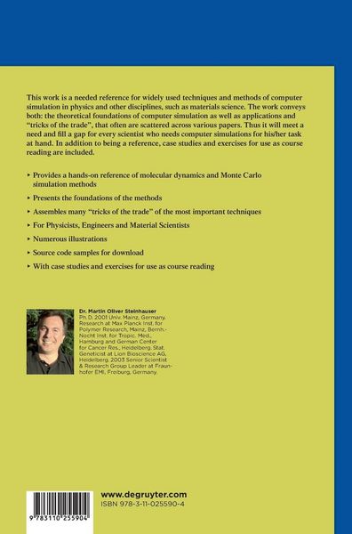 Produktbild: Computer Simulation in Physics and Engineering
