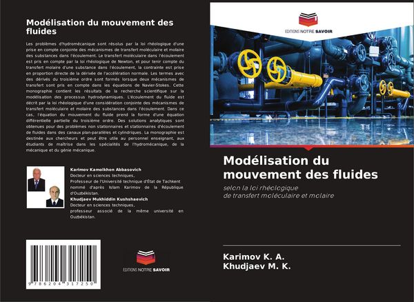 Produktbild: Mod&eacute;lisation du mouvement des fluides