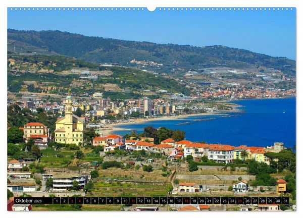 Produktbild: Riviera di Ponente (hochwertiger Premium Wandkalender 2026 DIN A2 quer), Kunstdruck in Hochglanz
