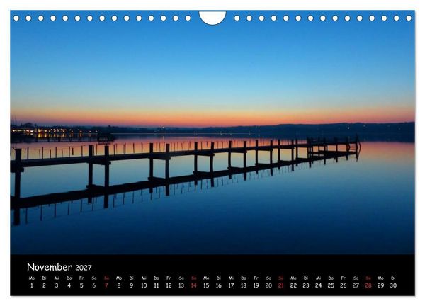 Produktbild: Starnberger See - Silent Moments (Wandkalender 2027 DIN A4 quer), CALVENDO Monatskalender