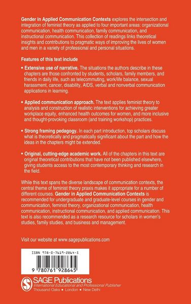 Produktbild: Gender in Applied Communication Contexts