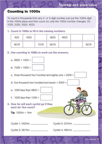 Produktbild: National Curriculum Maths Practice Book for Year 4