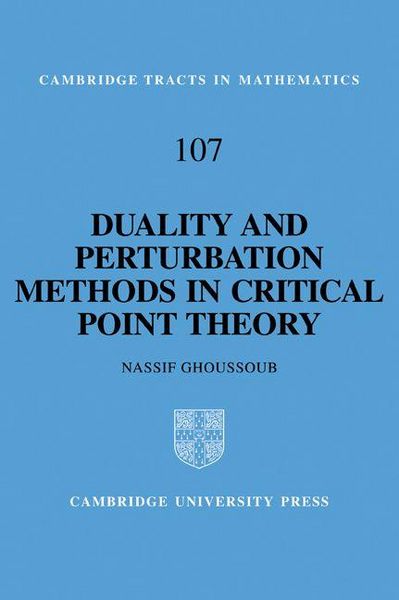 Produktbild: Duality and Perturbation Methods in Critical Point Theory
