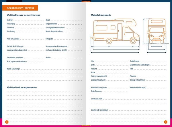 Produktbild: Reise Know-How Wohnmobil-Tourguide Logbuch: Notizbuch f&uuml;r unterwegs