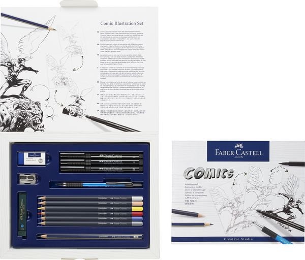 Produktbild: Faber-Castell Comic Illustration Set, 15 teilig