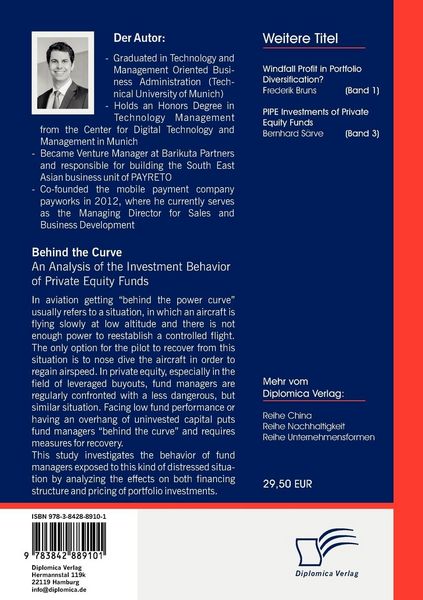 Produktbild: Behind the Curve: An Analysis of the Investment Behavior of Private Equity Funds