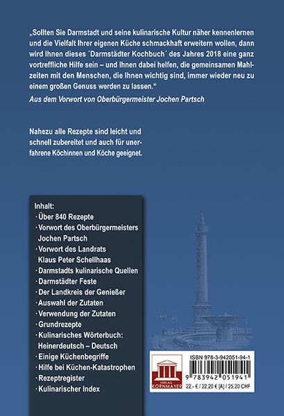 Produktbild: Darmst&auml;dter Kochbuch