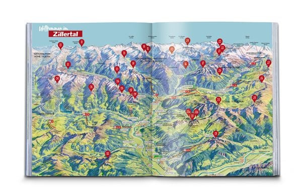Produktbild: KOMPASS Bildband Bergmomente Zillertal