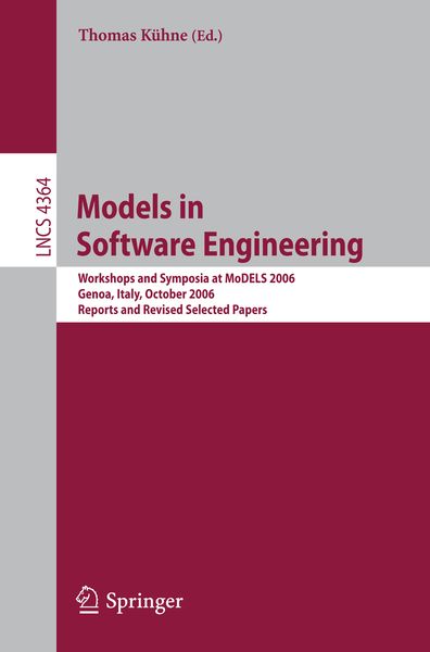 Produktbild: Models in Software Engineering