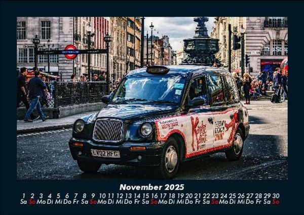 Produktbild: London 2025 Fotokalender DIN A5
