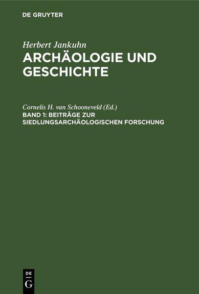 Produktbild: Beitr&auml;ge zur siedlungsarch&auml;ologischen Forschung