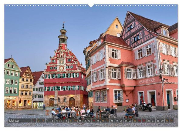 Produktbild: Esslingen am Neckar. Ein- und Ausblicke von Andreas Voigt (hochwertiger Premium Wandkalender 2026 DIN A2 quer), Kunstdruck in Hochglanz