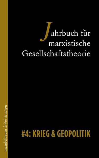 Produktbild: Jahrbuch f&uuml;r marxistische Gesellschaftstheorie