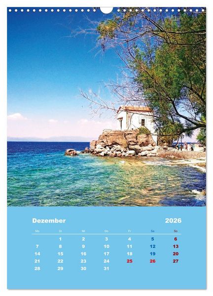 Produktbild: Entdecke die Sch&ouml;nheit der griechischen Insel Lesvos (Wandkalender 2026 DIN A3 hoch), CALVENDO Monatskalender
