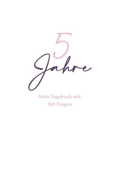 Produktbild: 5 Jahre - Mein Tagebuch mit 365 Fragen (Cherry Blossom)