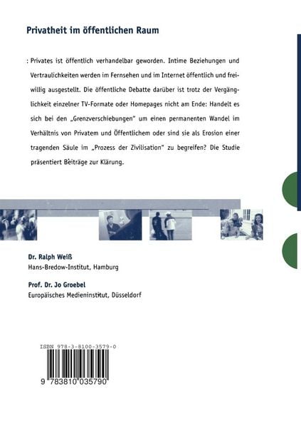 Produktbild: Privatheit im &ouml;ffentlichen Raum