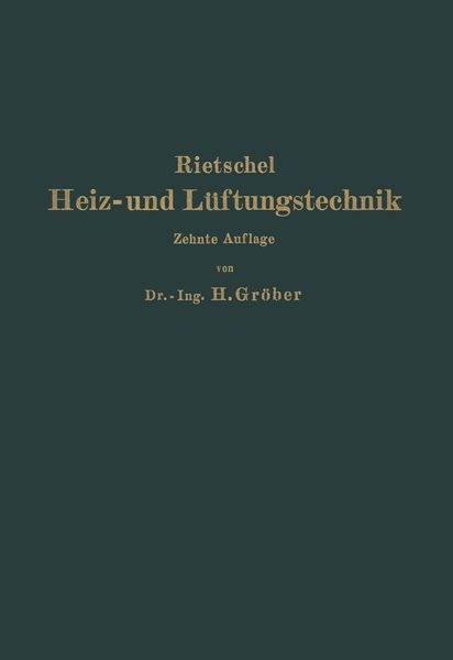 Produktbild: H. Rietschels Leitfaden der Heiz- und L&uuml;ftungstechnik