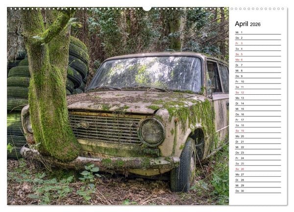 Produktbild: Rostlauben - vergessene Klassiker (hochwertiger Premium Wandkalender 2026 DIN A2 quer), Kunstdruck in Hochglanz