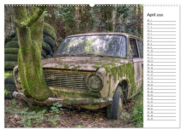 Produktbild: Rostlauben - vergessene Klassiker (Wandkalender 2026 DIN A2 quer), CALVENDO Monatskalender