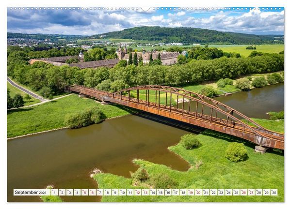 Produktbild: Das Weserbergland (hochwertiger Premium Wandkalender 2026 DIN A2 quer), Kunstdruck in Hochglanz