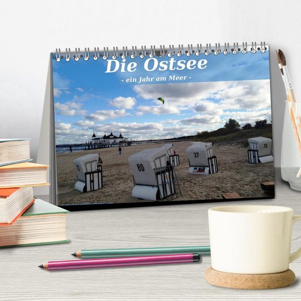 Produktbild: Die Ostsee - Ein Jahr am Meer (Tischkalender 2026 DIN A5 quer), CALVENDO Monatskalender