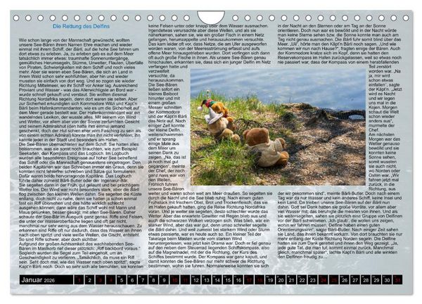 Produktbild: Neue Abenteuer der See-B&auml;ren (Wandkalender 2026 DIN A4 quer), CALVENDO Monatskalender