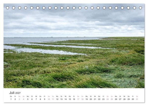 Produktbild: Hamburger Hallig - Der Weg ist das Ziel (Tischkalender 2027 DIN A5 quer), CALVENDO Monatskalender