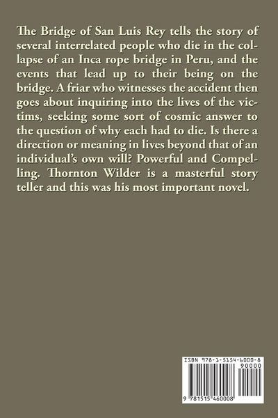 Produktbild: The Bridge of San Luis Rey