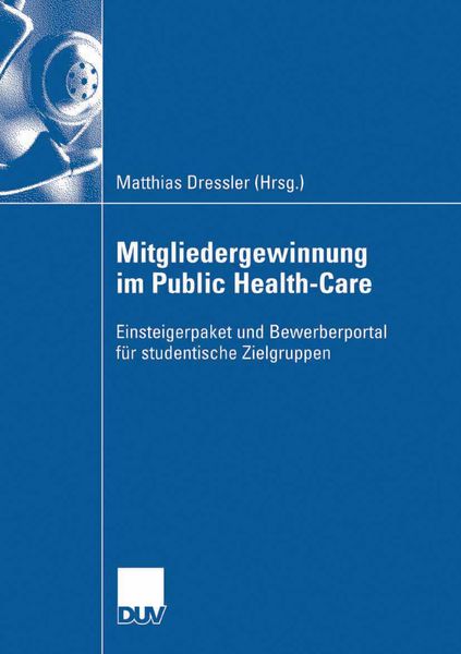 Produktbild: Mitgliedergewinnung im Public Health-Care