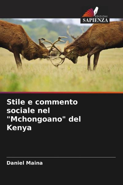 Produktbild: Stile e commento sociale nel "Mchongoano" del Kenya