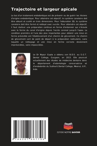 Produktbild: Trajectoire et largeur apicale