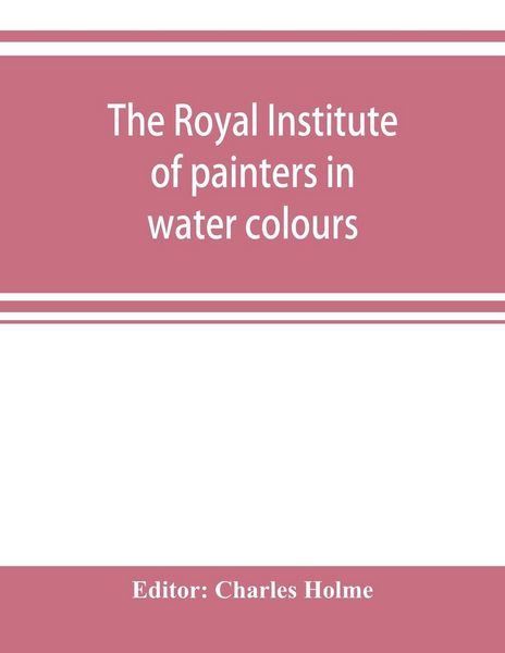 Produktbild: The Royal institute of painters in water colours