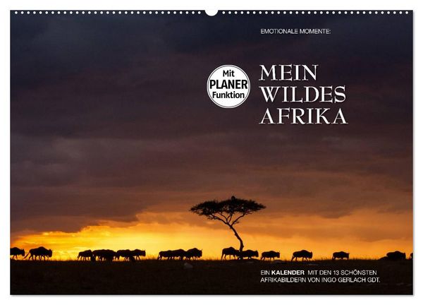 Produktbild: Emotionale Momente: Mein wildes Afrika (Wandkalender 2026 DIN A2 quer), CALVENDO Monatskalender