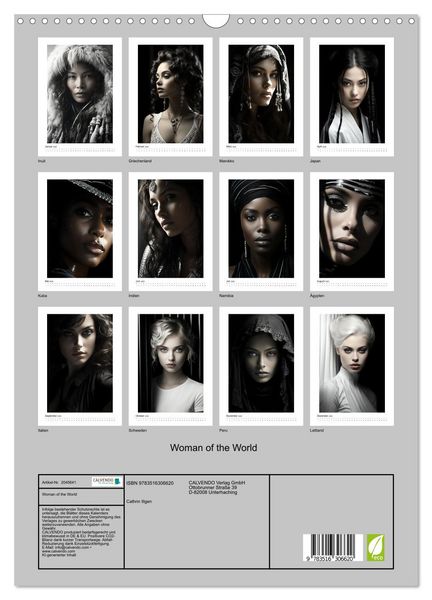 Produktbild: Woman of the World (Wandkalender 2026 DIN A3 hoch), CALVENDO Monatskalender