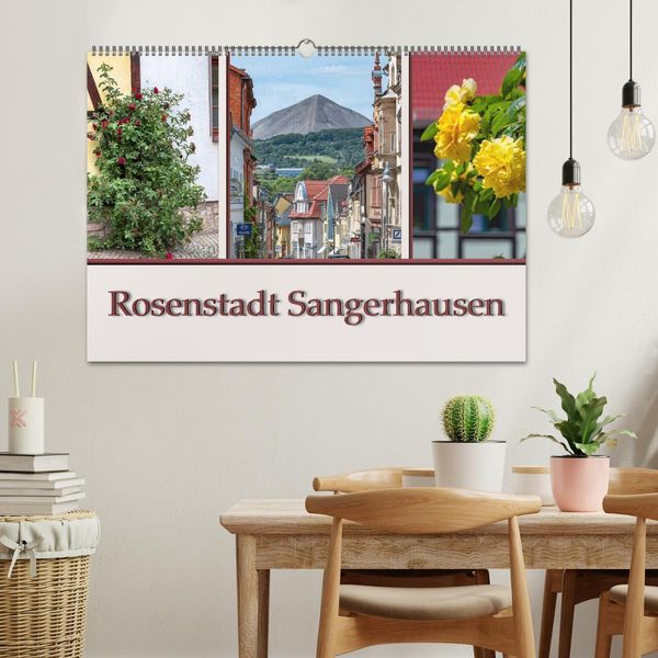 Produktbild: Rosenstadt Sangerhausen (Wandkalender 2026 DIN A2 quer), CALVENDO Monatskalender
