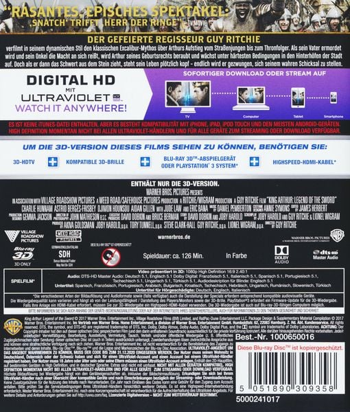 Produktbild: King Arthur - Legend of the Sword
