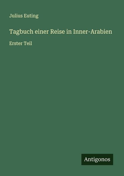 Produktbild: Tagbuch einer Reise in Inner-Arabien