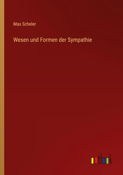 Produktbild: Wesen und Formen der Sympathie
