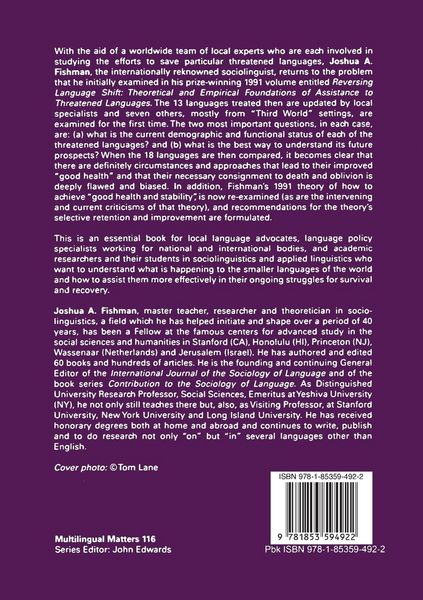 Produktbild: Can Threatened Languages be Saved?