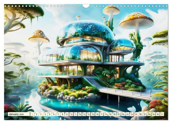 Produktbild: Glass and steel architecture (Wall Calendar 2026 DIN A3 landscape), CALVENDO 12 Month Wall Calendar
