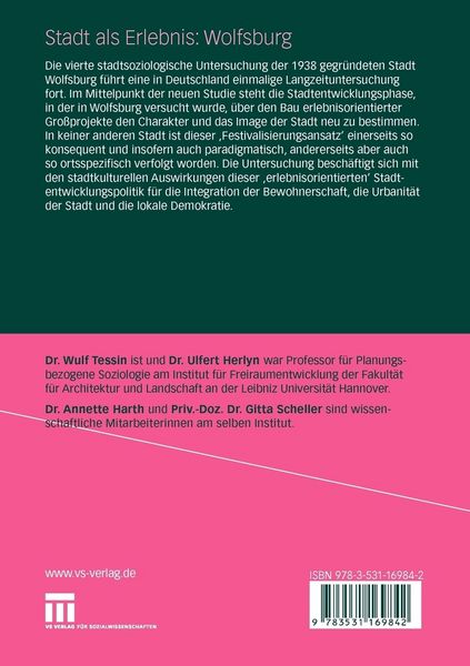 Produktbild: Stadt als Erlebnis: Wolfsburg