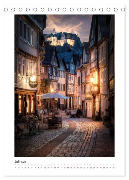 Produktbild: Mein Marburg (Tischkalender 2026 DIN A5 hoch), CALVENDO Monatskalender