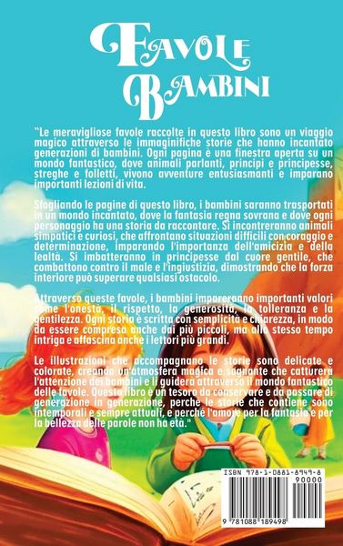 Produktbild: Favole per Bambini Una grande raccolta di favole e fiabe fantastiche. (Vol.13)