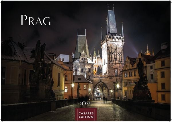 Produktbild: Prag Kalender 2027 &ndash; Wandkalender | Fotokalender 35x50cm Grosses Format - Hochwertige Fotos von Prags bekanntesten Bauwerken, historischen Pl&auml;tzen und malerischen Ecken